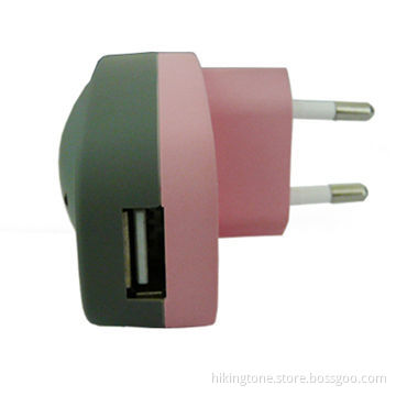 USB Travel Charger for iPad, with 5V, 2.1A Output and 100/240V DC Input